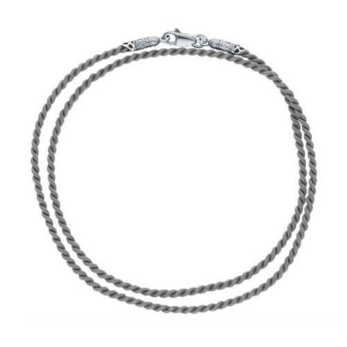 Шнурок из серебра 925 пробы