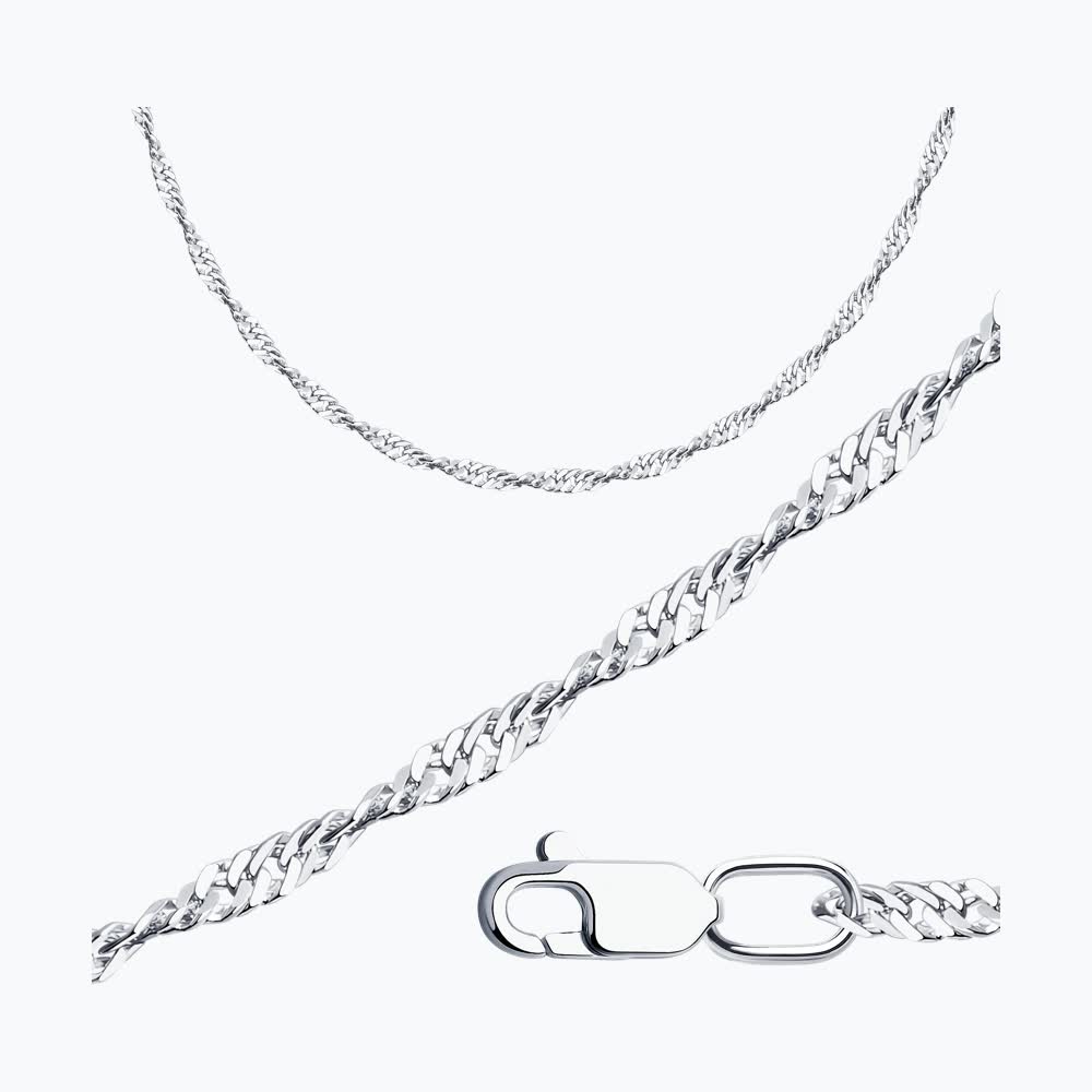 Цепь из серебра 925 пробы