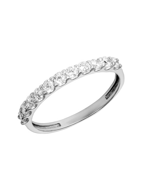 Кольцо из серебра 925 пробы с фианитом
