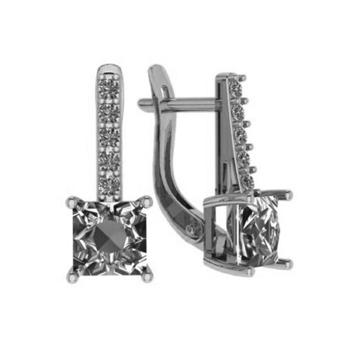 Серьги из золота 585 пробы с бриллиантом