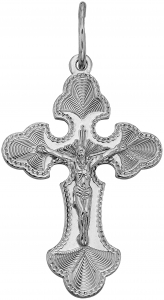 Крест из серебра 925 пробы