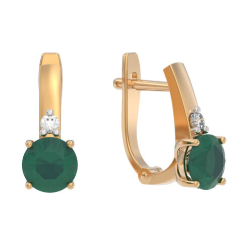 Серьги из золота 585 пробы