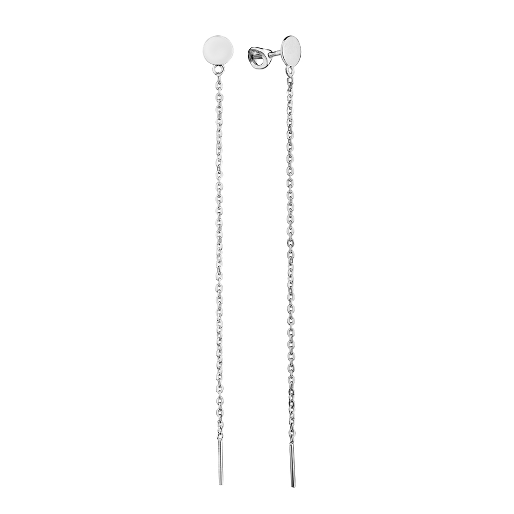 Серьги пусеты из серебра 925 пробы