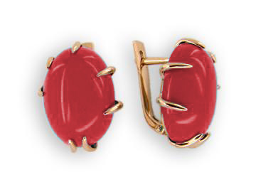 Серьги из золота 585 пробы