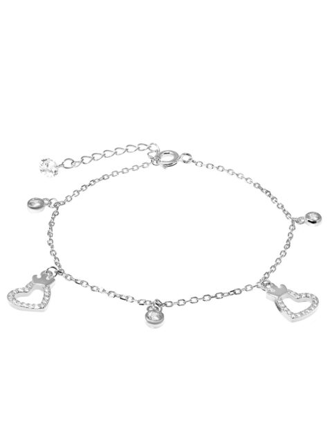 Браслет из серебра 925 пробы с фианитом