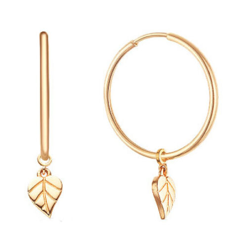 Серьги детские из золота 585 пробы