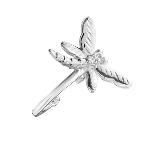 Серьги из серебра 925 пробы с фианитом