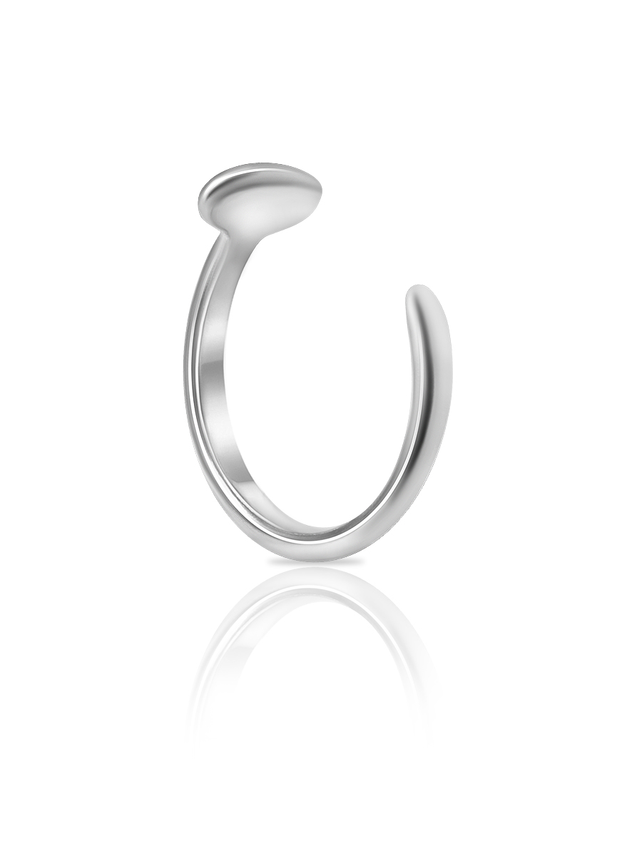 Серьга д/пирсинга из серебра 925 пробы