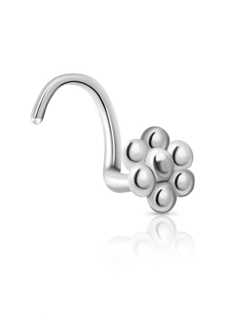 Серьга д/пирсинга из серебра 925 пробы