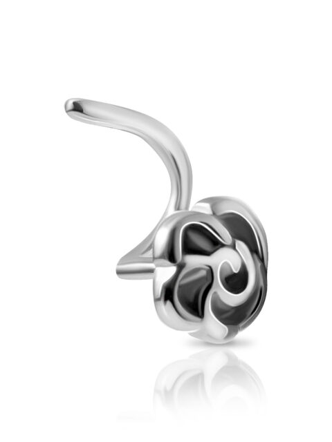 Серьга д/пирсинга из серебра 925 пробы