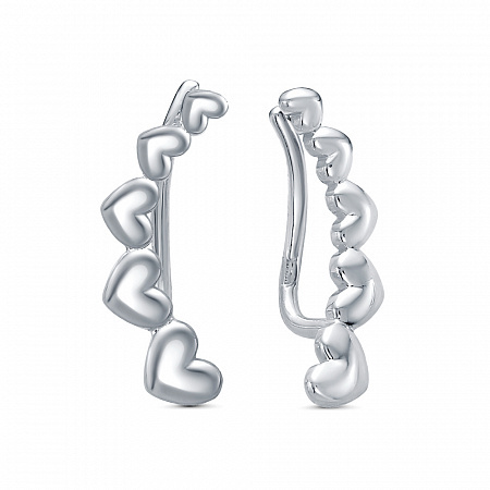 Серьги французский замок из серебра 925 пробы