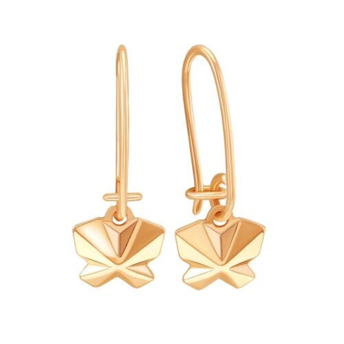 Серьги детские из золота 585 пробы