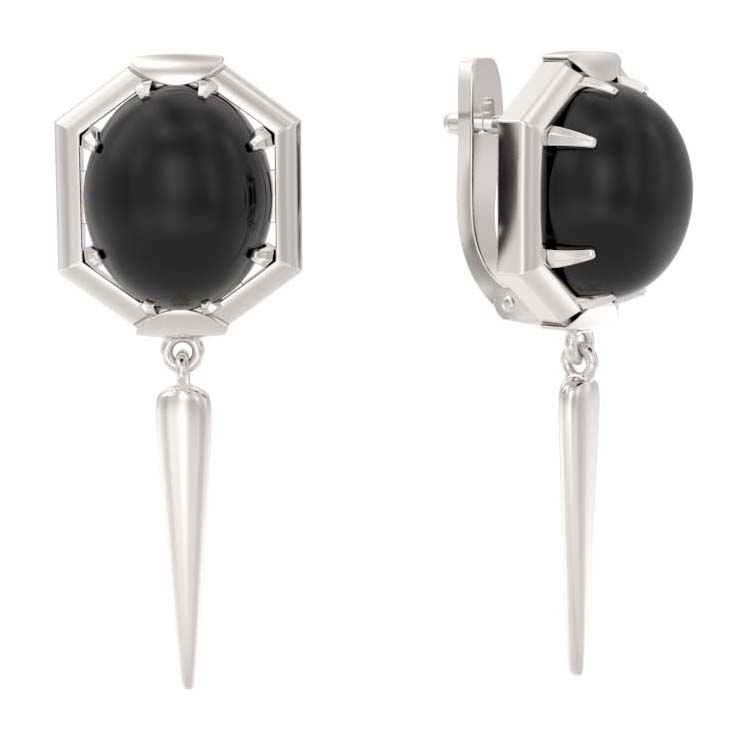 Серьги из серебра 925 пробы