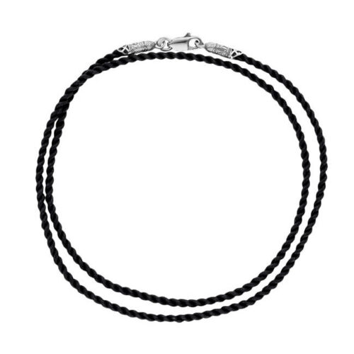 Шнурок из серебра 925 пробы