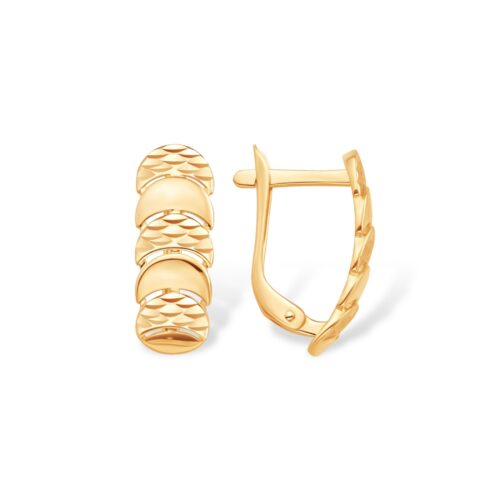 Серьги из золота 585 пробы