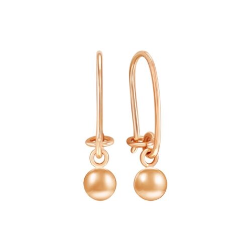 Серьги детские из золота 585 пробы
