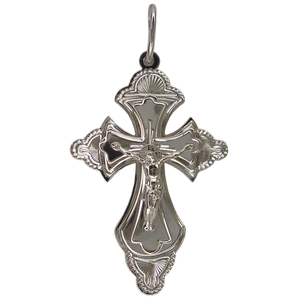Крест из серебра 925 пробы