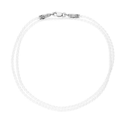 Шнурок из серебра 925 пробы