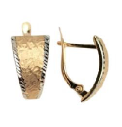 Серьги из золота 585 пробы