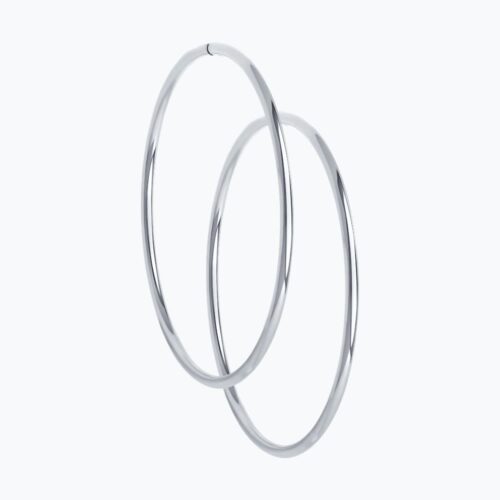 Серьги конго из серебра 925 пробы