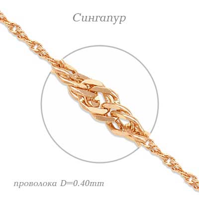 Браслет из золота 585 пробы