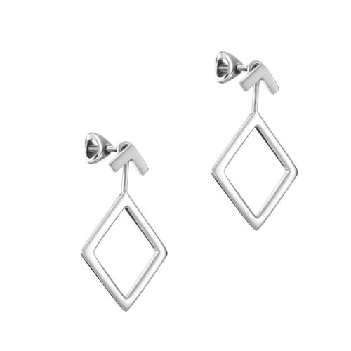 Серьги пусеты из серебра 925 пробы