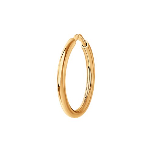 Серьги конго из золота 585 пробы
