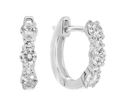 Серьги из серебра 925 пробы с фианитом