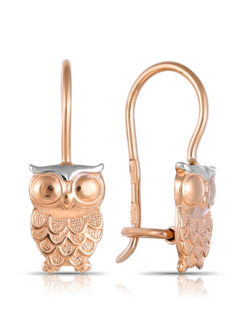 Серьги детские из золота 585 пробы
