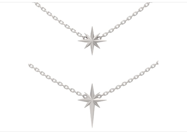 Колье из серебра 925 пробы