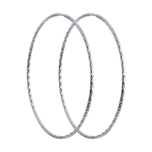 Серьги конго из золота 585 пробы