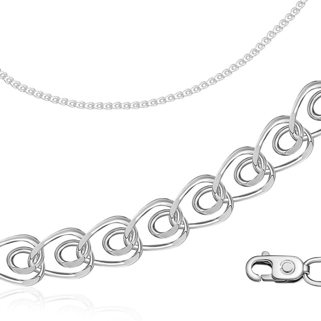 Цепь из серебра 925 пробы
