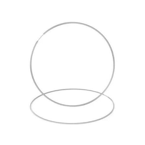 Серьги конго из серебра 925 пробы
