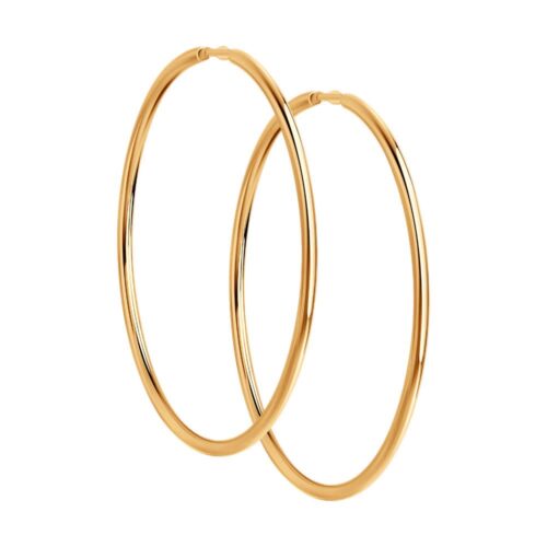 Серьги конго из золота 585 пробы