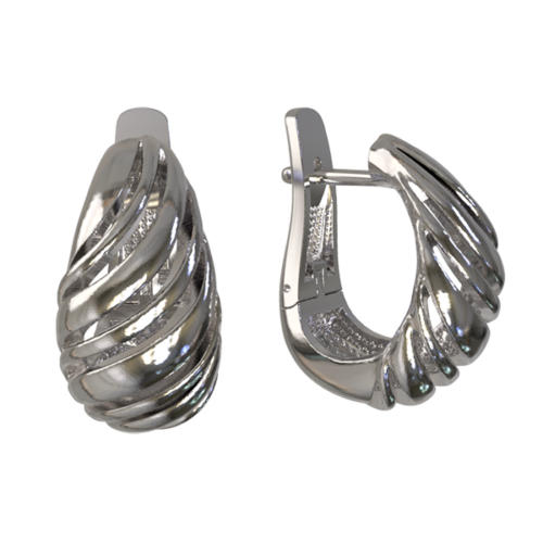 Серьги из серебра 925 пробы