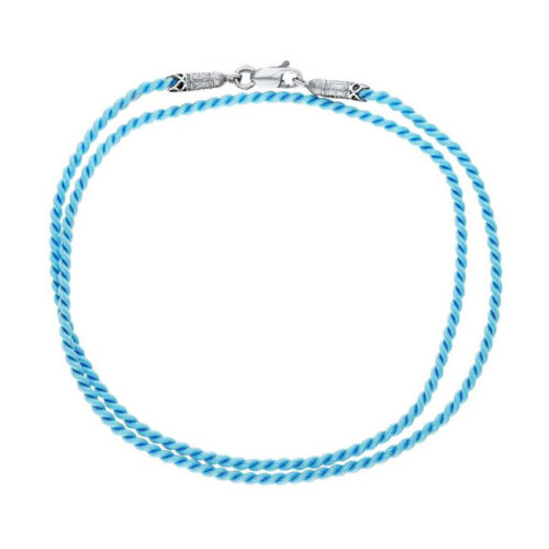 Шнурок из серебра 925 пробы