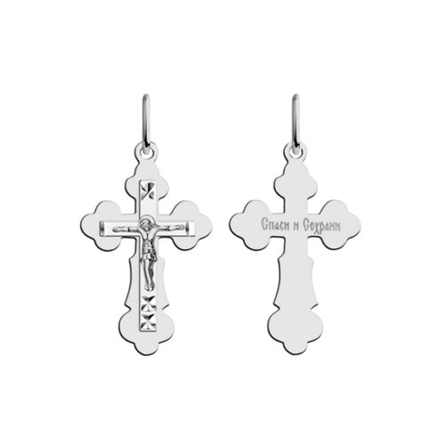 Крест из серебра 925 пробы