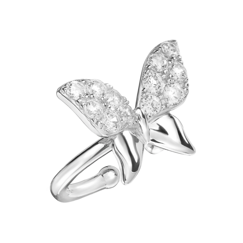 Серьги из серебра 925 пробы с фианитом