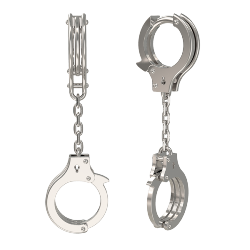 Серьги подвесные из серебра 925 пробы