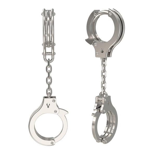 Серьги подвесные из серебра 925 пробы