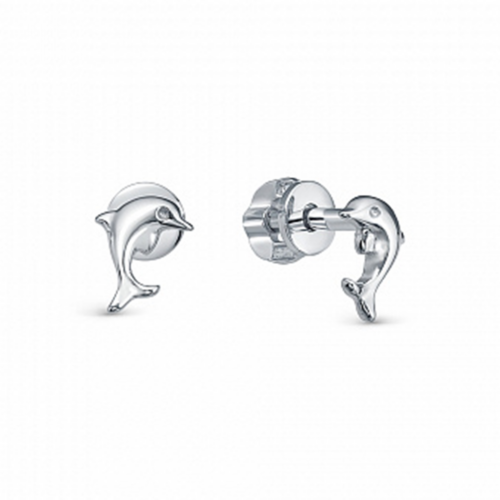 Серьги пусеты из серебра 925 пробы