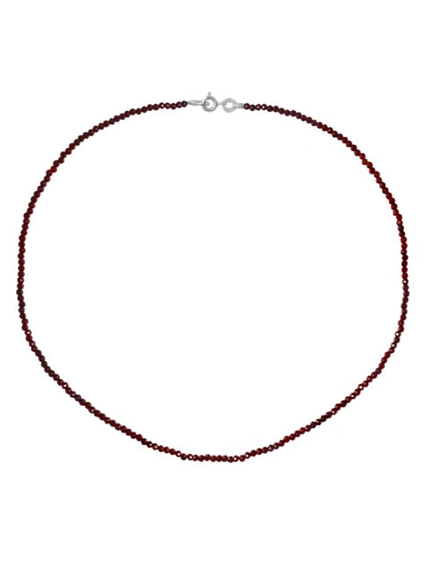 Колье из серебра 925 пробы с фианитом