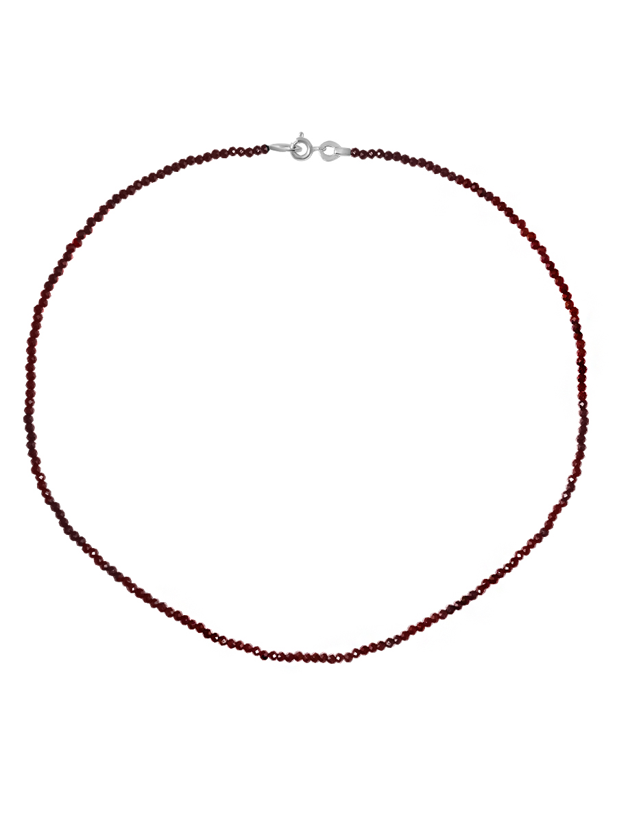 Колье из серебра 925 пробы с фианитом