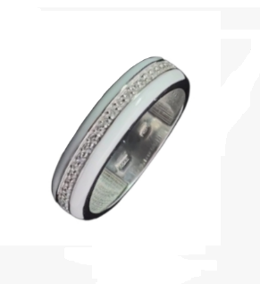 Кольцо из серебра 925 пробы с фианитом