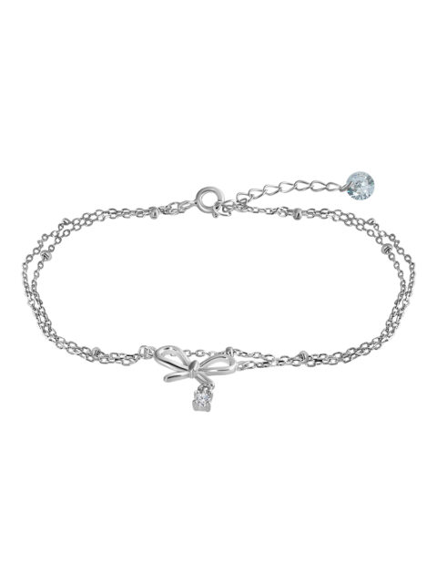 Браслет из серебра 925 пробы с фианитом