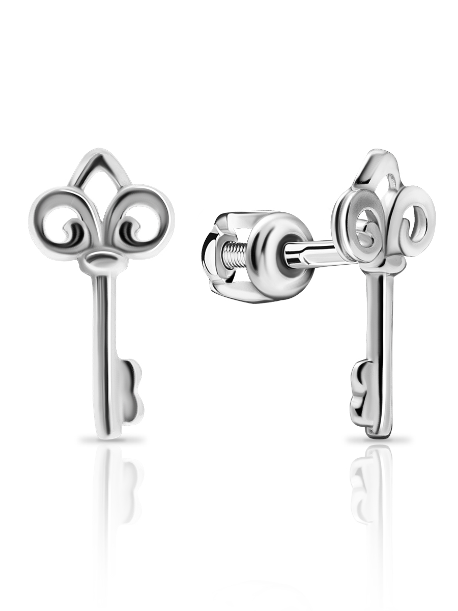 Серьги пусеты из серебра 925 пробы