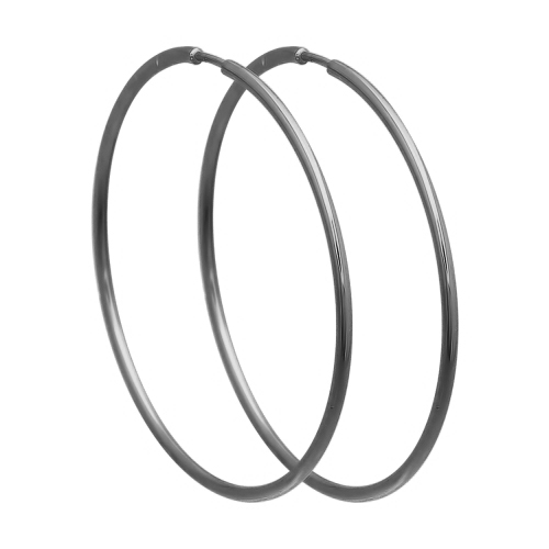 Серьги конго из серебра 925 пробы