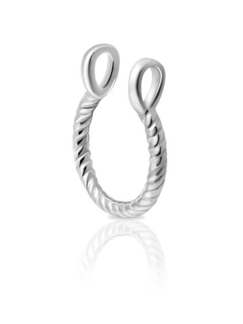 Серьга д/пирсинга из серебра 925 пробы