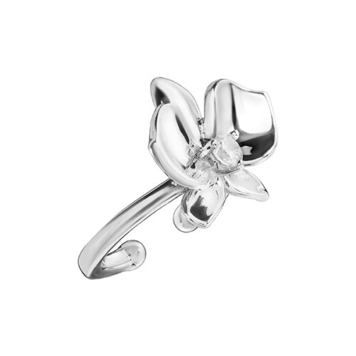 Серьги из серебра 925 пробы с фианитом