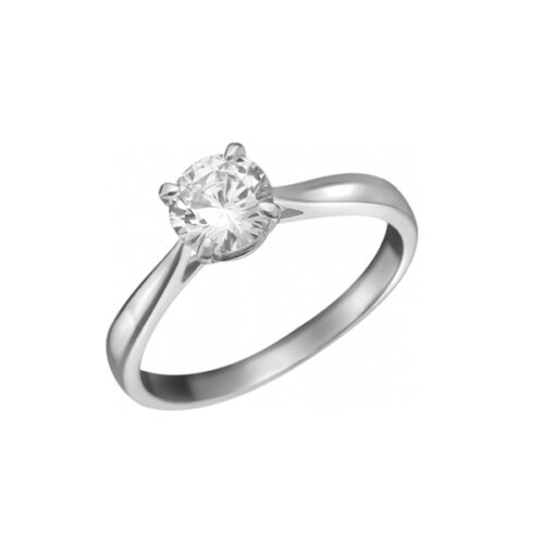Кольцо из серебра 925 пробы с фианитом